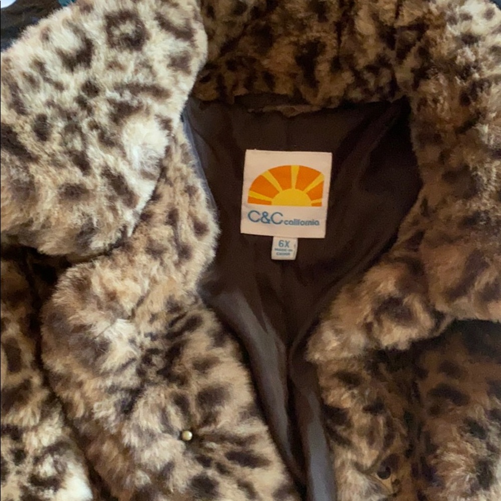 Kids faux fur coat